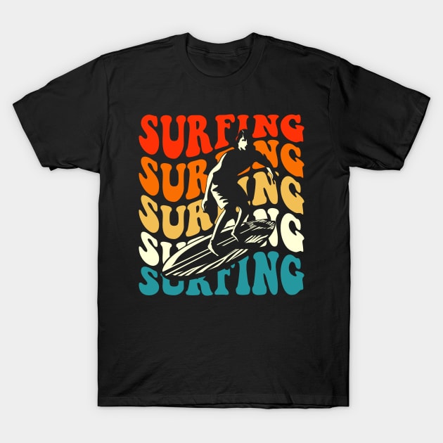 Surfing T Shirt For Women Men T-Shirt by QueenTees